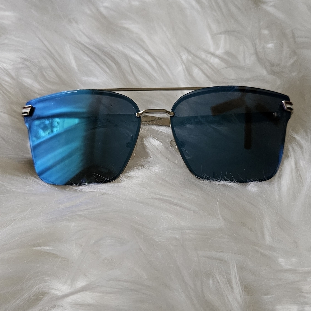 Othr Blue and Silver Sunglasses